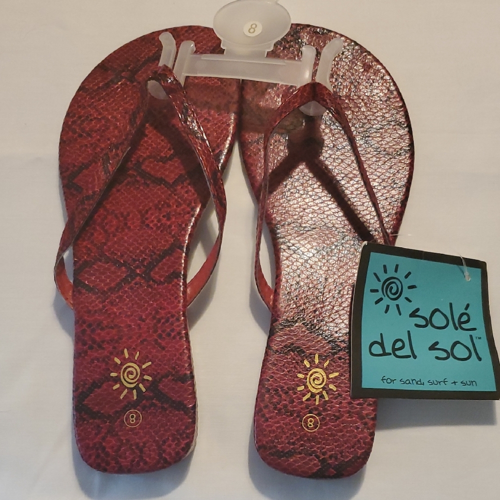 Red Sandals